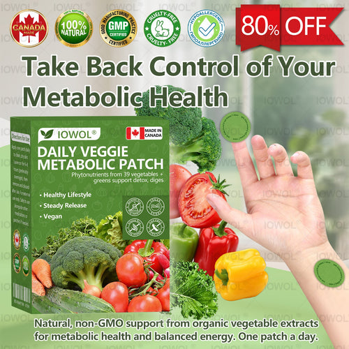 加拿大🥦𝐎𝐟𝐟𝐢𝐜𝐢𝐚𝐥 𝐒𝐭𝐨𝐫𝐞 | 𝐈𝐎𝐖𝐎𝐋® 𝐃𝐚𝐢𝐥𝐲 𝐕𝐞𝐠𝐞𝐭𝐚𝐛𝐥𝐞 𝐌𝐞𝐭𝐚𝐛𝐨𝐥𝐢𝐜 𝐏𝐚𝐭𝐜𝐡 𝐮𝐬𝐞𝐬 𝐨𝐫𝐠𝐚𝐧𝐢𝐜 𝐯𝐞𝐠𝐞𝐭𝐚𝐛𝐥𝐞 𝐞𝐱𝐭𝐫𝐚𝐜𝐭𝐬 𝐚𝐧𝐝 𝐩𝐡𝐲𝐭𝐨𝐧𝐮𝐭𝐫𝐢𝐞𝐧𝐭𝐬 𝐟𝐫𝐨𝐦 𝟑𝟗 𝐯𝐞𝐠𝐞𝐭𝐚𝐛𝐥𝐞𝐬 + 𝐠𝐫𝐞𝐞𝐧𝐬 𝐭𝐨 𝐬𝐮𝐩𝐩𝐨𝐫𝐭 𝐝𝐞𝐭𝐨𝐱, 𝐝𝐢𝐠𝐞𝐬𝐭𝐢𝐨𝐧 & 𝐦𝐞𝐭𝐚𝐛𝐨𝐥𝐢𝐜 𝐫𝐞𝐬𝐞𝐭, 𝐚𝐧𝐝 𝐛𝐨𝐨𝐬𝐭 𝐞𝐧𝐞𝐫𝐠𝐲 𝐟𝐨𝐫 𝐚𝐥𝐥-𝐝𝐚𝐲 𝐰𝐞𝐥𝐥𝐧𝐞𝐬𝐬.
